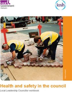 Health and safety in the council - Local Leadership Councillor workbook