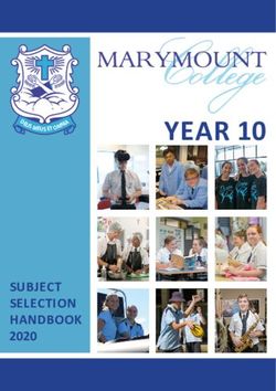 YEAR 10 SUBJECT SELECTION HANDBOOK 2020 - Marymount ...