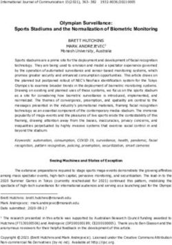 Olympian Surveillance: Sports Stadiums and the Normalization of Biometric Monitoring