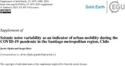 Supplement of Seismic noise variability as an indicator of urban mobility during the COVID-19 pandemic in the Santiago metropolitan region, Chile