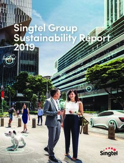 Singtel Group Sustainability Report 2019