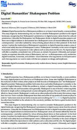 Digital Humanities' Shakespeare Problem - Article - MDPI