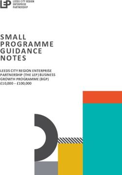 SMALL PROGRAMME GUIDANCE NOTES - LEEDS CITY REGION ENTERPRISE PARTNERSHIP (THE LEP) BUSINESS GROWTH PROGRAMME (BGP) £10,000 - £100,000 - Absolute ...