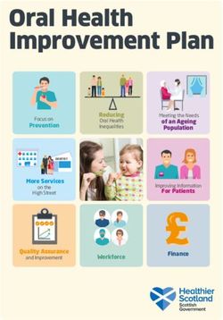 Oral Health Improvement Plan - Reducing Oral Health Inequalities - Scottish Dental