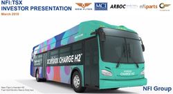 NFI:TSX INVESTOR PRESENTATION - March 2019 - New Flyer's Xcelsior H2 Fuel-Cell Electric Heavy-Duty bus - NFI Group