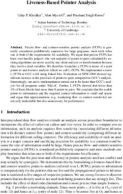 Liveness-Based Pointer Analysis