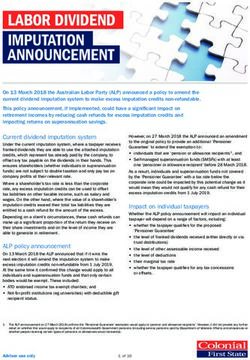 LABOR DIVIDEND IMPUTATION ANNOUNCEMENT - AustAsia Group