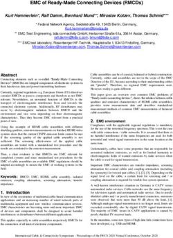 EMC of Ready-Made Connecting Devices (RMCDs) - bda connectivity GmbH