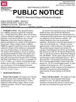 PUBLIC NOTICE PROJECT: Mare Island Shipyard Maintenance Dredging - Army Corps of Engineers San Francisco ...