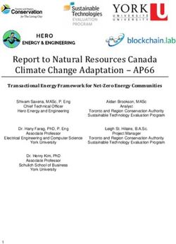 Report to Natural Resources Canada Climate Change Adaptation - AP66