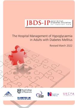 The Hospital Management of Hypoglycaemia in Adults with Diabetes Mellitus - Revised March 2022
