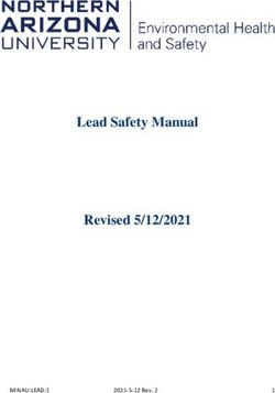 Lead Safety Manual Revised 5/12/2021 - Northern Arizona ...