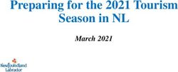 Preparing for the 2021 Tourism Season in NL - March 2021