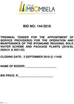 BID NO: 144/2019 - Mbombela Municipality