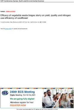 Efficacy of vegetable waste biogas slurry on yield, quality and nitrogen use efficiency of cauliflower