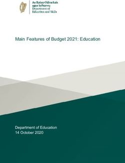 Main Features of Budget 2021: Education - Department of Education 14 October 2020 - Department of ...