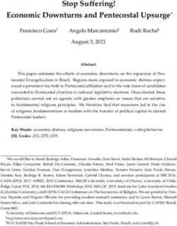 Stop Suffering! Economic Downturns and Pentecostal Upsurge* - OSF