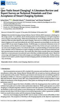 Quo Vadis Smart Charging? A Literature Review and Expert Survey on Technical Potentials and User Acceptance of Smart Charging Systems - MDPI
