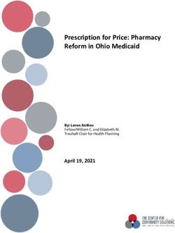 Prescription for Price: Pharmacy Reform in Ohio Medicaid - April 19, 2021 By: Loren Anthes
