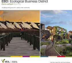 EBD: Ecological Business District - Zero-carbon Eco-city Visualising a living expo low-carbon urban community