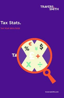 Tax Stats. TAX YEAR 2021/2022 - traverssmith.com - Travers Smith