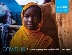 COVID-19 A threat to progress against child marriage