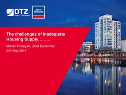 The challenges of inadequate Housing Supply - Marian Finnegan, Chief Economist 24th May 2016 - Housing Agency