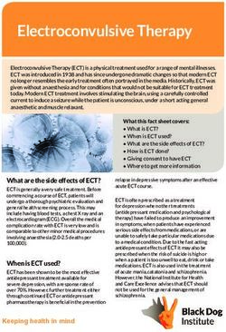 Electroconvulsive Therapy - Black Dog Institute
