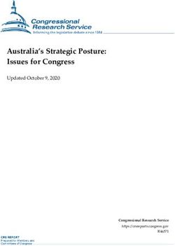 Australia's Strategic Posture: Issues for Congress - Updated October 9, 2020