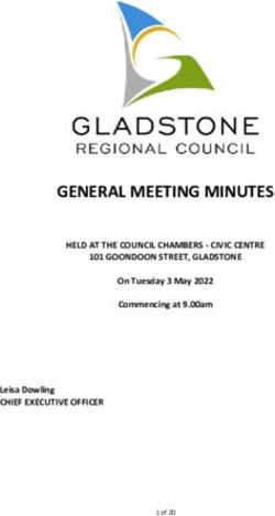GENERAL MEETING MINUTES - HELD AT THE COUNCIL CHAMBERS - CIVIC CENTRE 101 GOONDOON STREET, GLADSTONE On Tuesday 3 May 2022 Commencing at 9.00am ...