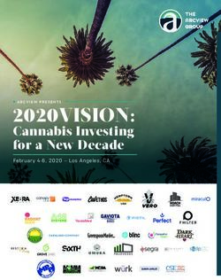 2020VISION: Cannabis Investing for a New Decade - The Arcview Group