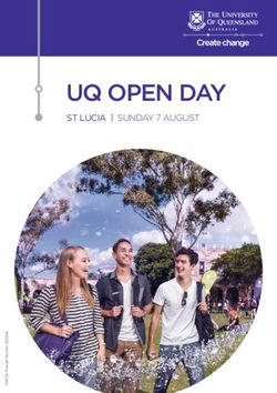 UQ OPEN DAY ST LUCIA | SUNDAY 7 AUGUST - UQ Future Students
