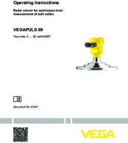 VEGAPULS 69 Two-wire 4 20 mA/HART - Operating Instructions - Two-wire 4 20 mA ...
