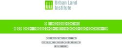 Milan and Turin: Competitiveness of Italy's great northern cities - ULI Italy Annual Conference Lisette van Doorn, CEO, ULI Europe 19 April 2018