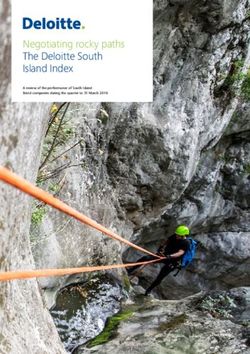 Negotiating rocky paths The Deloitte South Island Index