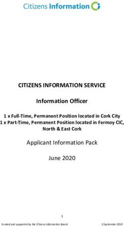 CITIZENS INFORMATION SERVICE - Information Officer