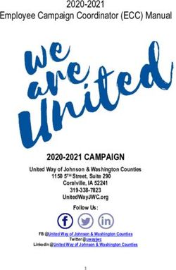 2020-2021 Employee Campaign Coordinator (ECC) Manual - United ...