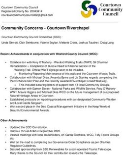 Community Concerns - Courtown/Riverchapel