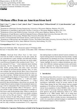 Methane efflux from an American bison herd - Biogeosciences