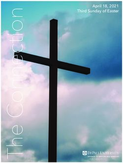APRIL 18, 2021 THIRD SUNDAY OF EASTER - DEPAUL UNIVERSITY ...