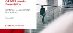 Q4 2019 Investor Presentation - Santander Consumer Bank Nordic Group