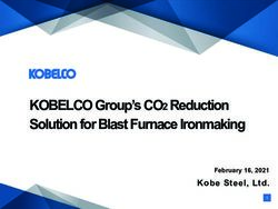KOBELCO Group's CO2Reduction Solution forBlast Furnace Ironmaking - Kobe Steel, Ltd.