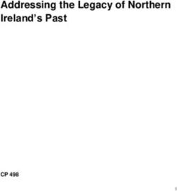Addressing the Legacy of Northern Ireland's Past - CP 498 - GOV.UK