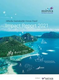 Impact Report 2021 Althelia Sustainable Ocean Fund - Mirova