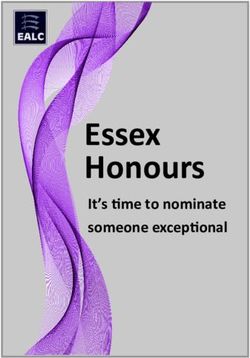 Essex Honours It's time to nominate someone exceptional