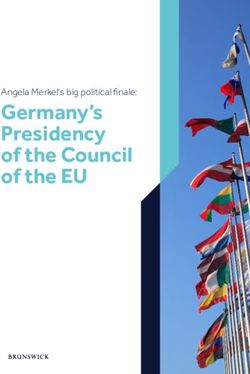 Germany's Presidency of the Council of the EU - Angela Merkel's big political finale: Brunswick ...
