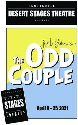 DESERT STAGES THEATRE - April 9 - 25, 2021