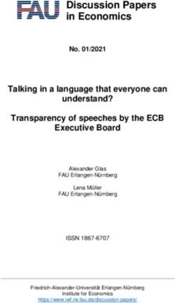 Discussion Papers in Economics - Institute for Economics