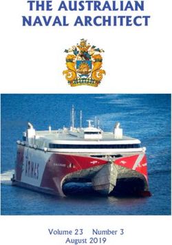 THE AUSTRALIAN NAVAL ARCHITECT - Volume 23 Number 3 August 2019 - Royal Institution of Naval