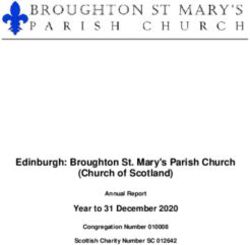 Edinburgh: Broughton St. Mary's Parish Church (Church of Scotland) - Year to 31 December 2020